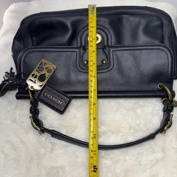 Coach City Willis 70th Anniversary Crossbody Bag Satchel Black Legacy 22062 - Picture 15 of 16